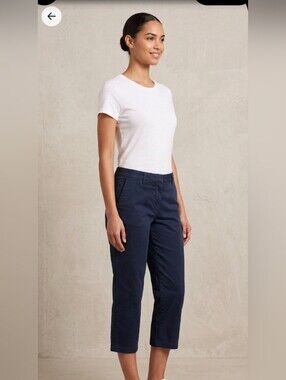 Tommy Hilfiger Navy Blue Chino Pants - Straight Casual Fit